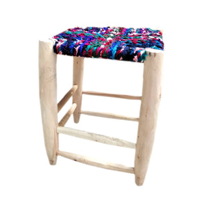 Moroccan stool | Colorful | 41cm