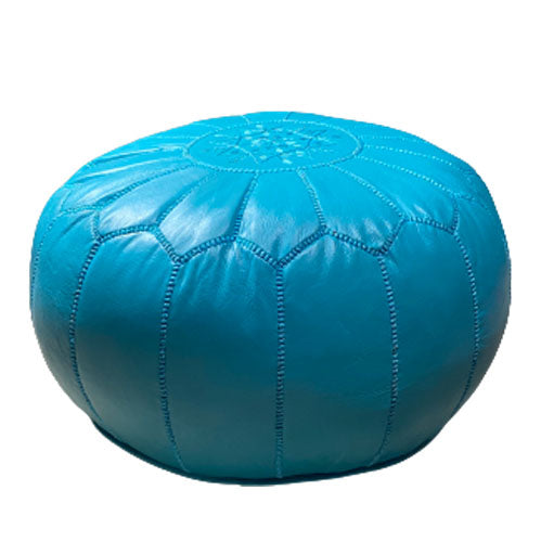 Lederpouf Azur 50cm